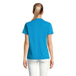 PULSE Poloshirt Damen Blau – Rückansicht