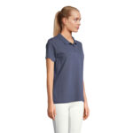 PULSE Poloshirt Damen Blau – Seitenansicht