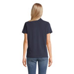 PULSE Poloshirt Damen Blau – Rückansicht