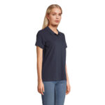 PULSE Poloshirt Damen Blau – Seitenansicht