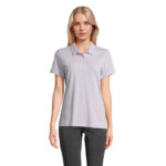 PULSE Poloshirt Damen Purple – Vorderansicht