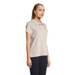 PULSE Poloshirt Damen Grau – Seitenansicht
