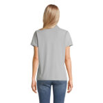 PULSE Poloshirt Damen Grau – Rückansicht