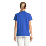PULSE Poloshirt Damen Blau – Rückansicht