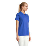 PULSE Poloshirt Damen Blau – Seitenansicht