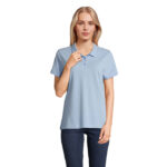 PULSE Poloshirt Damen Blau – Vorderansicht