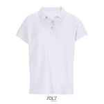PULSE Poloshirt Damen White – Vorderansicht