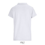 PULSE Poloshirt Damen White – Rückansicht