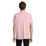 PULSE Poloshirt Unisex Rosa – Rückansicht