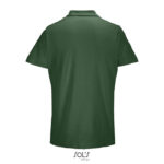 PULSE Poloshirt Unisex Grün – Rückansicht