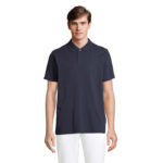 PULSE Poloshirt Unisex Blau – Vorderansicht