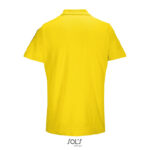 PULSE Poloshirt Unisex Gold – Rückansicht