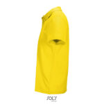 PULSE Poloshirt Unisex Gold – Seitenansicht
