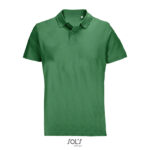 PULSE Poloshirt Unisex Grün – Vorderansicht