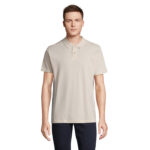 PULSE Poloshirt Unisex Grau – Vorderansicht
