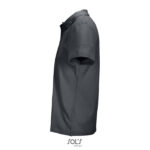 PULSE Poloshirt Unisex Grau – Seitenansicht