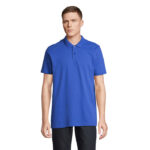 PULSE Poloshirt Unisex Blau – Vorderansicht