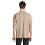 PULSE Poloshirt Unisex Braun – Rückansicht
