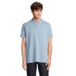PULSE Poloshirt Unisex Blau – Vorderansicht
