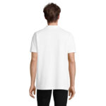 PULSE Poloshirt Unisex White – Rückansicht