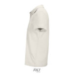 PULSE Poloshirt Unisex White – Seitenansicht