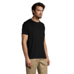 TITAN T-Shirt 150 g/m² Schwarz – Seitenansicht