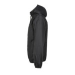 SHIELD Windbreaker Schwarz – Seitenansicht