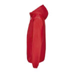SHIELD Windbreaker Rot – Seitenansicht