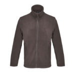 NITRO Fleecejacke mit Reißverschluss Braun – Vorderansicht