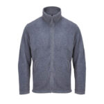 NITRO Fleecejacke mit Reißverschluss Grau – Vorderansicht