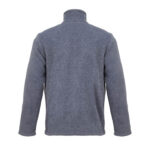 NITRO Fleecejacke mit Reißverschluss Grau – Rückansicht