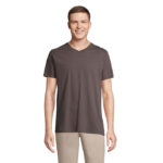 REGENT V-Ausschnitt-T-Shirt Grau – Vorderansicht