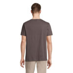 REGENT V-Ausschnitt-T-Shirt Grau – Rückansicht