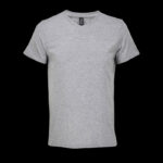 REGENT V-Ausschnitt-T-Shirt Grau – Vorderansicht