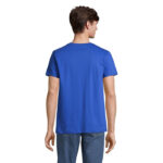 REGENT V-Ausschnitt-T-Shirt Blau – Rückansicht