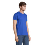 REGENT V-Ausschnitt-T-Shirt Blau – Seitenansicht