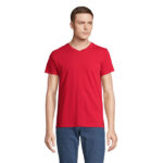 REGENT V-Ausschnitt-T-Shirt Rot – Vorderansicht