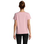 REGENT V-Ausschnitt-T-Shirt Damen Rosa – Rückansicht