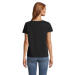REGENT V-Ausschnitt-T-Shirt Damen Schwarz – Rückansicht