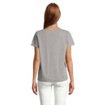 REGENT V-Ausschnitt-T-Shirt Damen Grau – Rückansicht