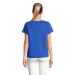 REGENT V-Ausschnitt-T-Shirt Damen Blau – Rückansicht