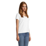 REGENT V-Ausschnitt-T-Shirt Damen White – Seitenansicht