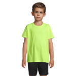 SPRINT Sport-T-Shirt Kinder Gelb – Vorderansicht