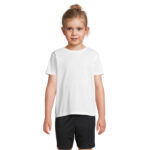 SPRINT Sport-T-Shirt Kinder White – Vorderansicht