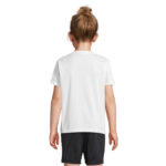 SPRINT Sport-T-Shirt Kinder White – Rückansicht