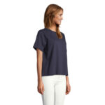 LEGEND T-Shirt Damen Blau – Seitenansicht
