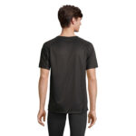 VORTEX Raglan-T-Shirt Schwarz – Rückansicht
