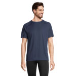 VORTEX Raglan-T-Shirt Blau – Vorderansicht