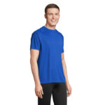 VORTEX Raglan-T-Shirt Blau – Seitenansicht