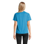 VORTEX Raglan-T-Shirt Damen Blau – Rückansicht